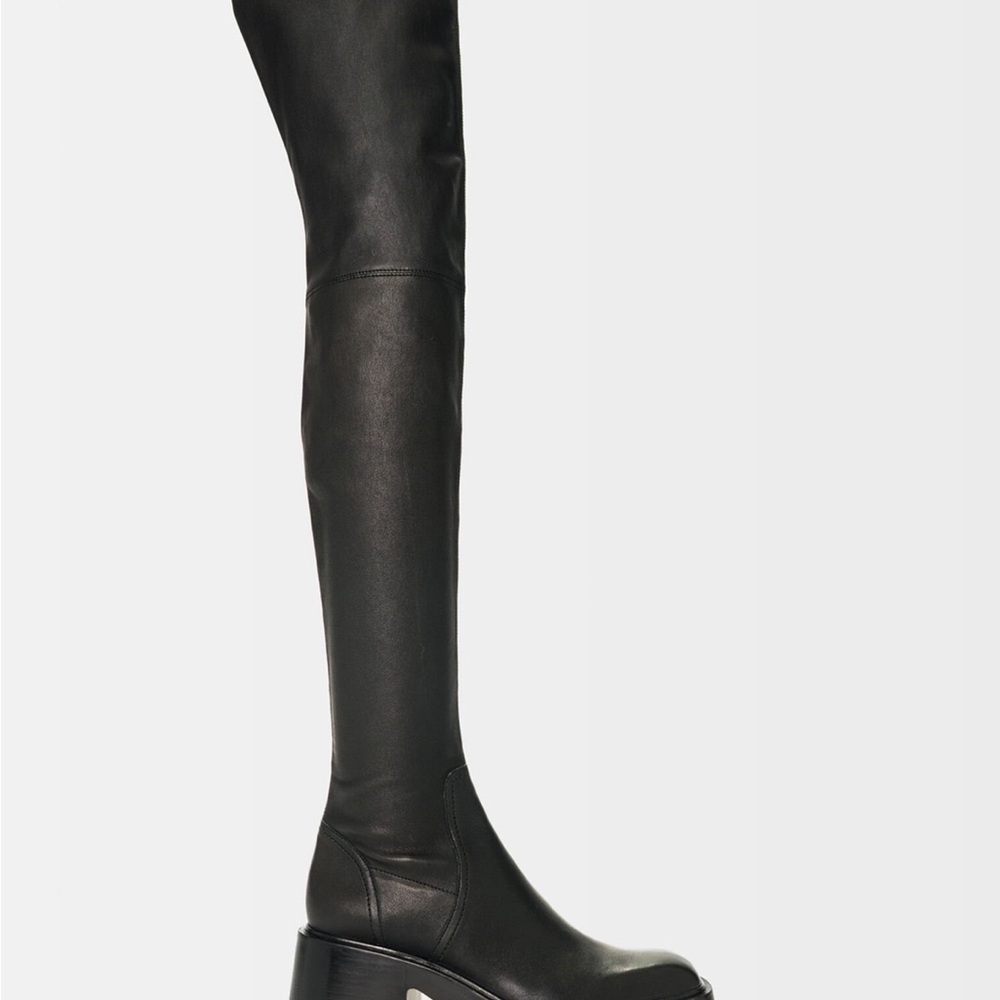 Black Over-the-Knee Women's Boots Maje